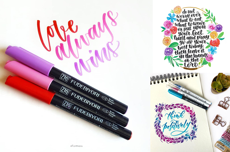 Zig Fudebiyori Brush Pens Zig Fudebiyori Brush Pens
