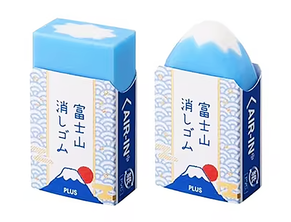 Air-In Plastic Eraser, Mt. Fuji Air-In Plastic Eraser, Mt. Fuji