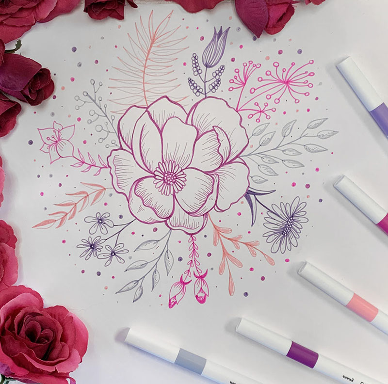 Emott EverFine Floral Set of 5 Emott EverFine Floral Set of 5