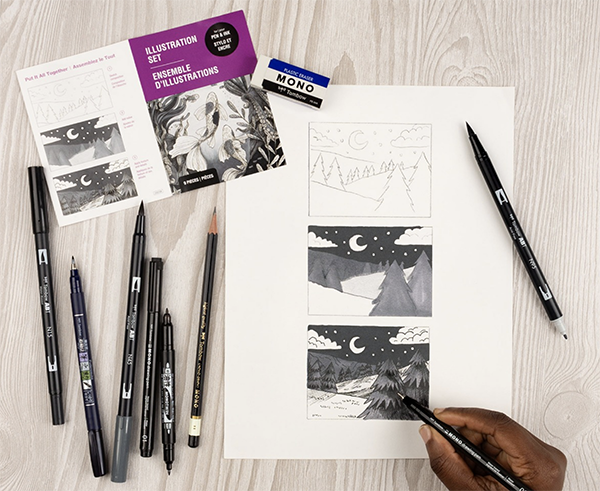 Tombow Illustration Set Tombow Illustration Set
