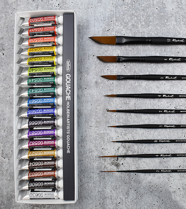 Raphael Synthetic Kolinsky Watercolor Brush Raphael Synthetic Kolinsky Watercolor Brush
