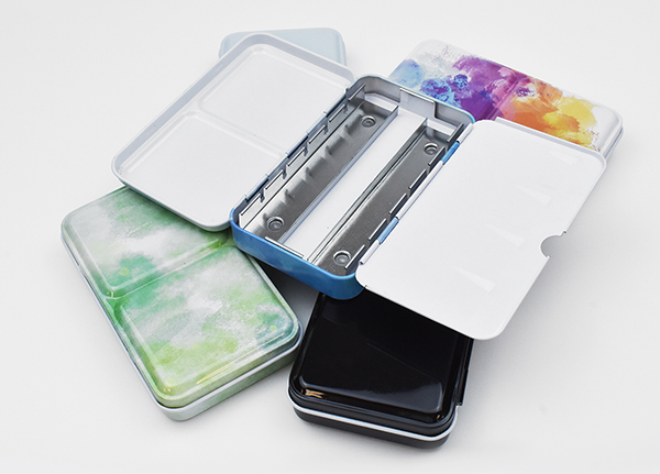 Empty Metal Watercolor Travel Palette Empty Metal Watercolor Travel Palette