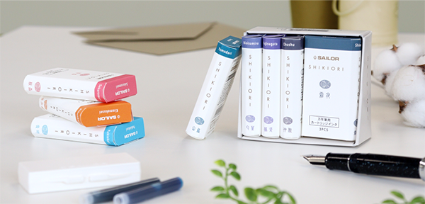 Sailor Shikiori Ink Cartridges, 3pk with case Sailor Shikiori Ink Cartridges, 3pk with case
