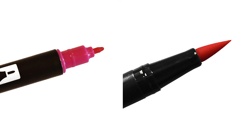 Tombow Dual Brush Pen Tips Tombow Dual Brush Pen Tips