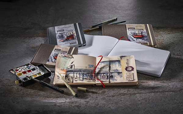 Hahnemuhle Toned Watercolor Book, Grey Hahnemuhle Toned Watercolor Book, Grey
