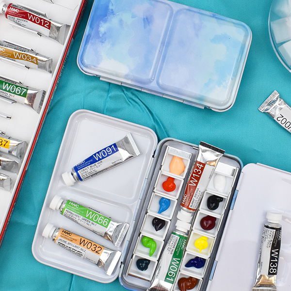 Travel Metal Watercolor Palettes Travel Metal Watercolor Palettes