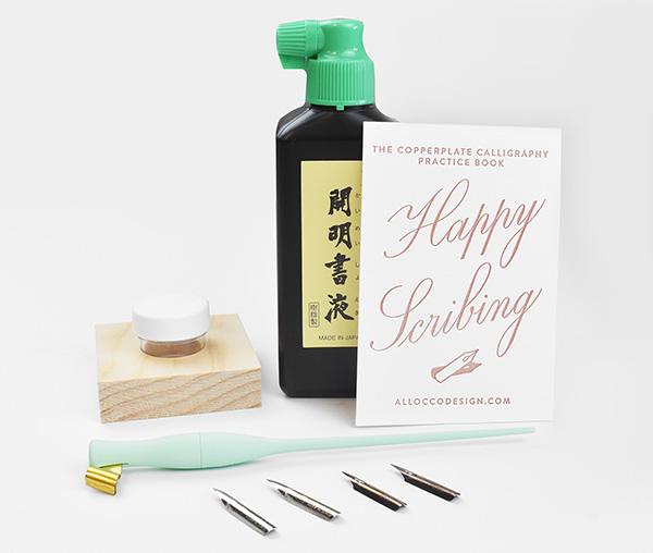 Supply Kit for Copperplate Calligraphy Practice Book Supply Kit for Copperplate Calligraphy Practice Book
