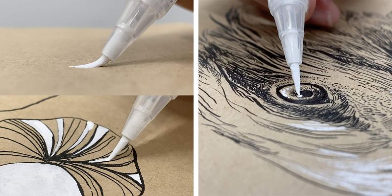 Zig Cartoonist Ultra Fine White Brush Pen Zig Cartoonist Ultra Fine White Brush Pen